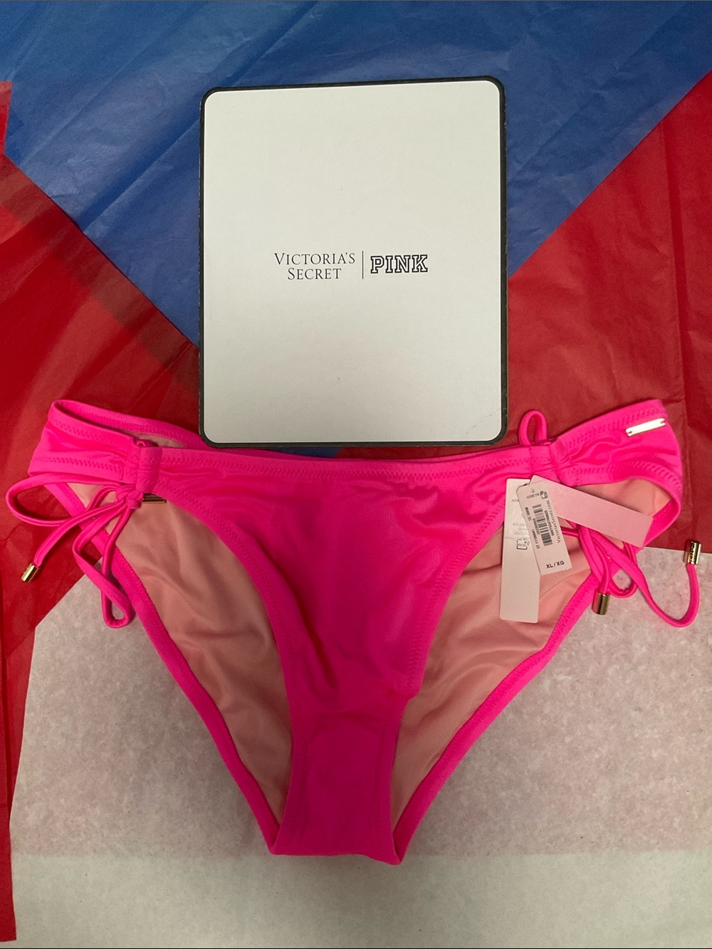 🍄Victoria's Secret Cheeky Rushed Back Swim Bikini Bottom